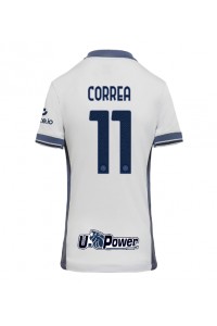 Inter Milan Joaquin Correa #11 Fotballdrakt Borte Klær Dame 2024-25 Korte ermer